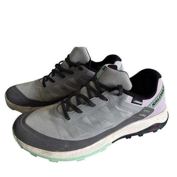 Salomon Outrise CSWP Sz 10 Women’s Hiking Trail Running Shoes Waterproof - Picture 1 of 8